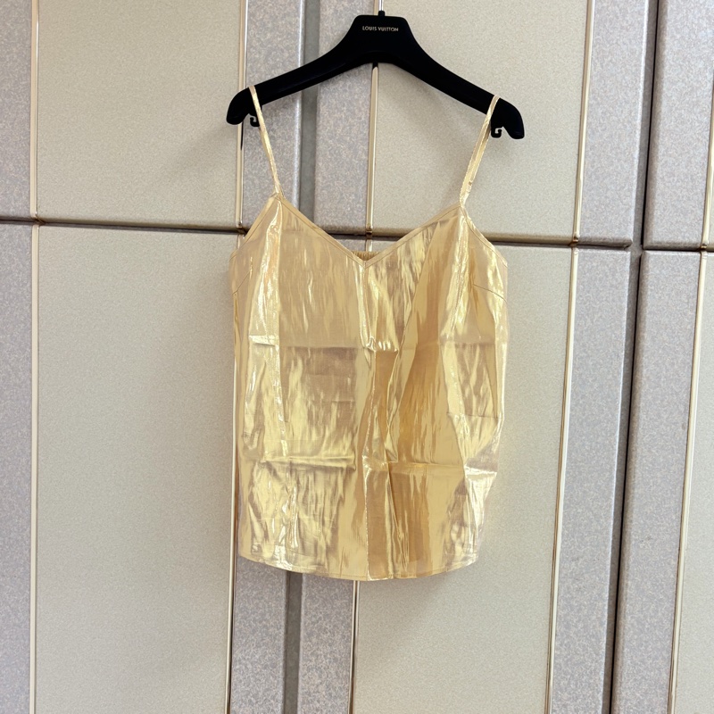 全新法國品牌Des Petits Hauts 時尚金色上衣 S~L可穿-0