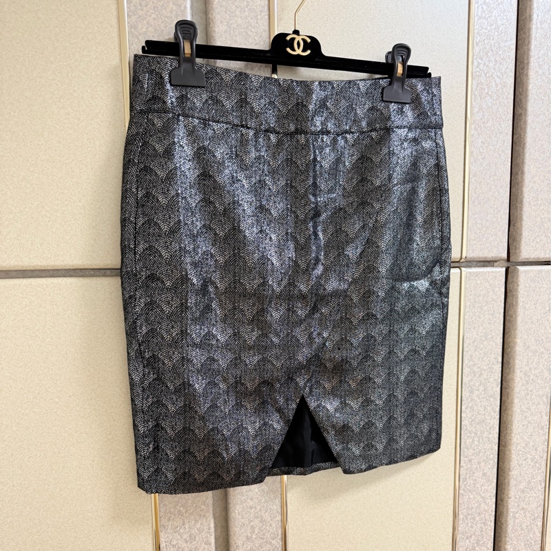 全新法國品牌I’atelier Marey金屬感短裙 M-L可穿-4