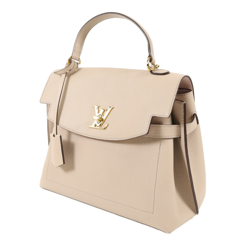 LOUIS VUITTON 牛皮皮革Lockme Ever金扣手挽肩背兩用袋-2