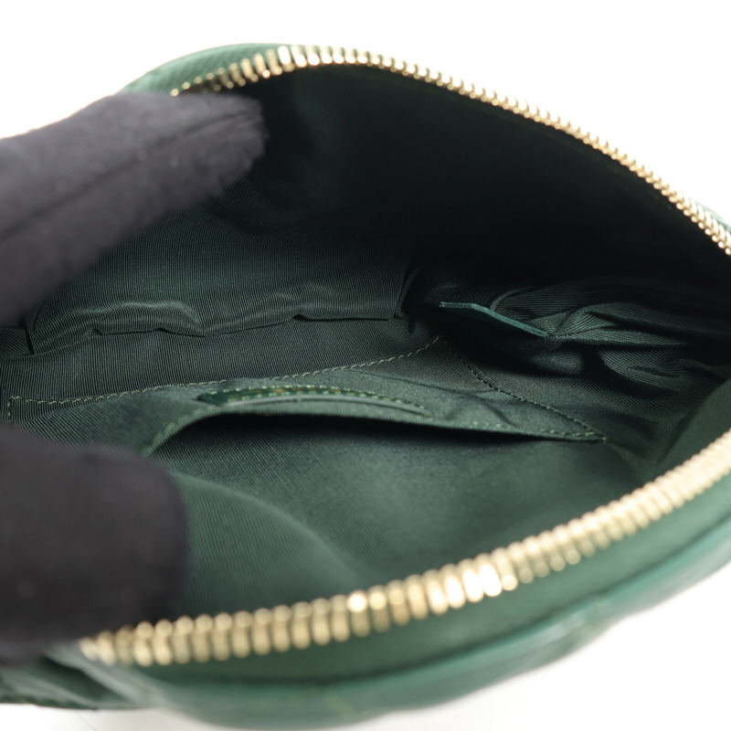 CHANEL 羊皮皮革Waist Bag金扣斜挎包-4