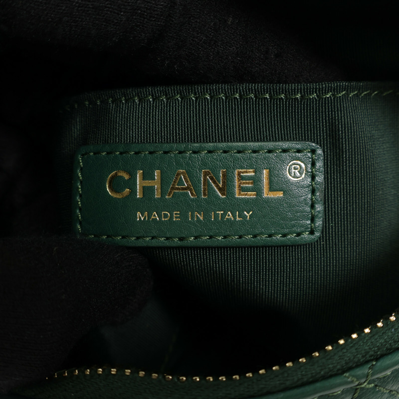 CHANEL 羊皮皮革Waist Bag金扣斜挎包-5