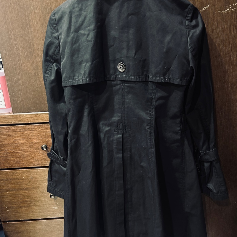 巴寶莉 burberry風衣外套藍標-1