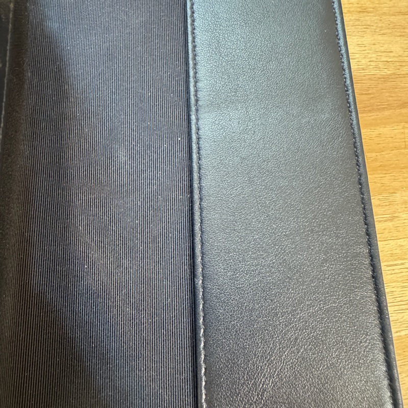 CHANEL魚子醬深藍色護照套-7