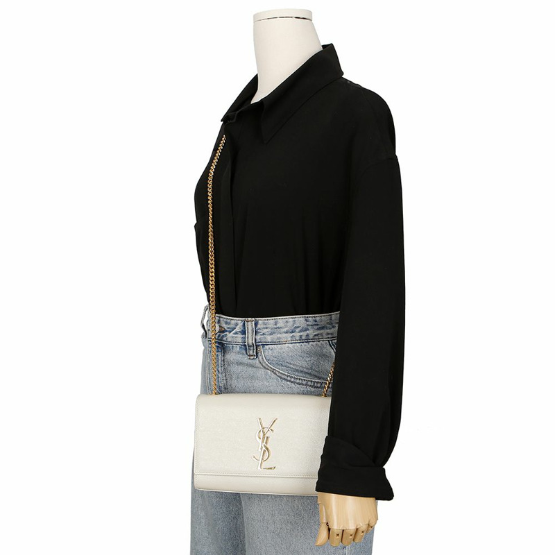 【包稅】SAINT LAURENT Kate 小號鏈條單肩斜背包 469390-11