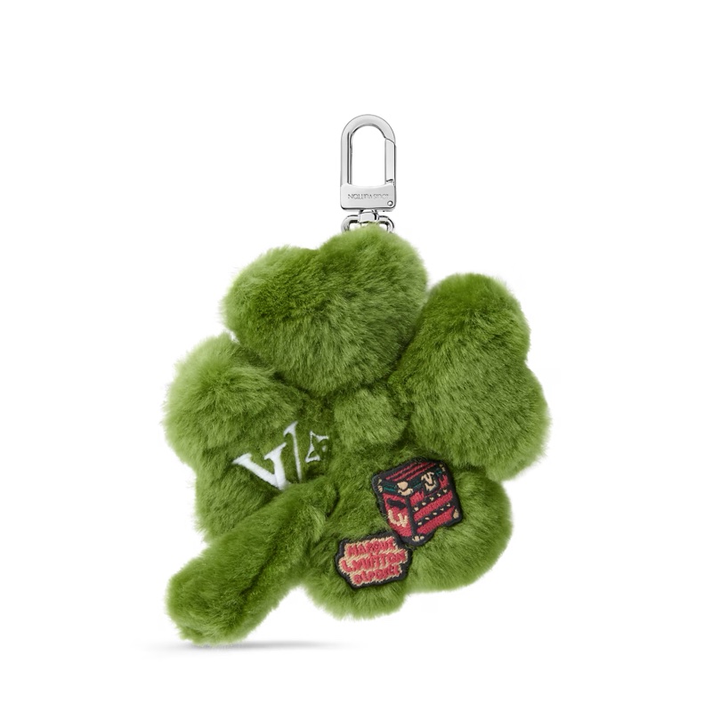 LV Louis Vuitton Lucky Trefoil 手袋吊飾 四葉草-0