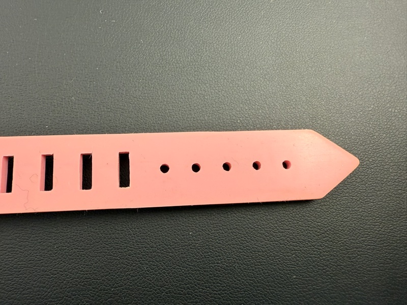 Chanel Vintage 99P 橡膠粉色配桃色字手帶-6