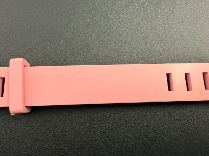 Chanel Vintage 99P 橡膠粉色配桃色字手帶-9