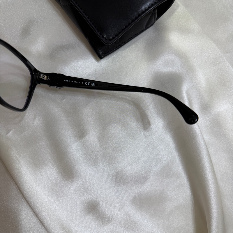 Chanel 平光眼鏡 水鑽logo-2