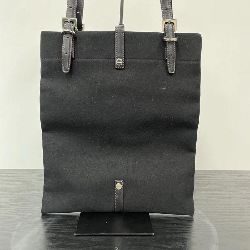 GIVENCHY 黑色水鑽帆布塗鴉琴譜托特包 27*32 98新-5