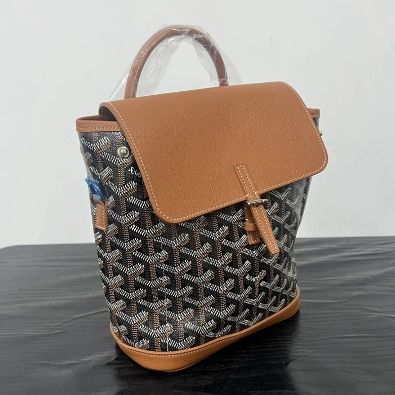 GOYARD 金棕alpinmini後背包 20*18*9 全新配件塵袋-1