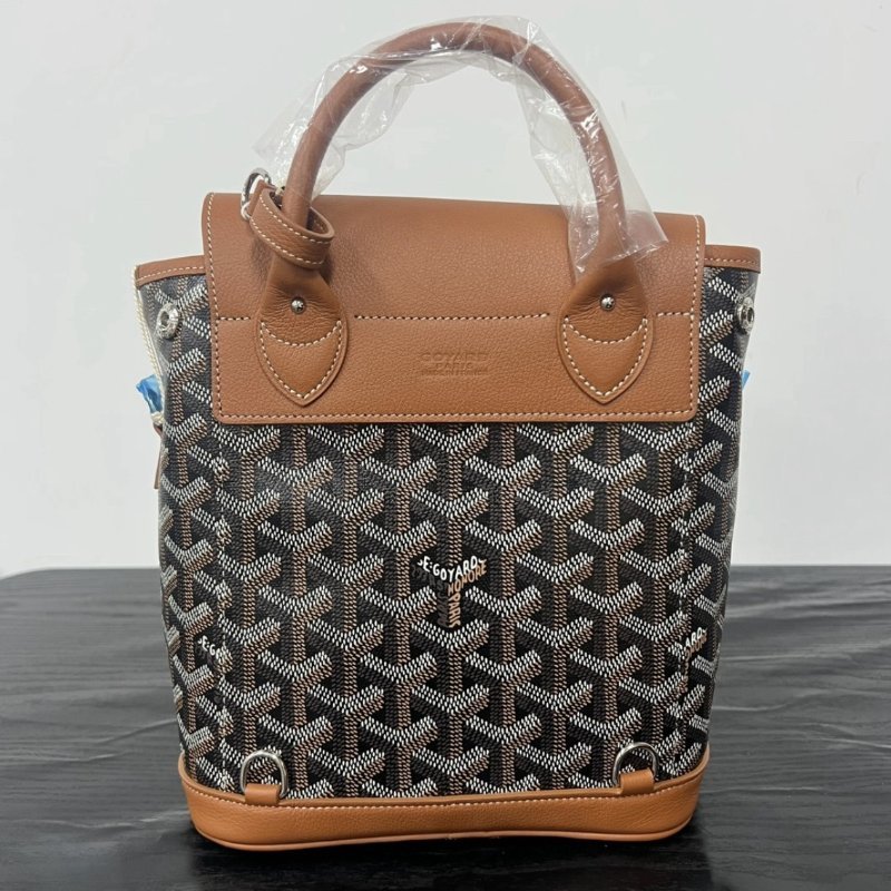 GOYARD 金棕alpinmini後背包 20*18*9 全新配件塵袋-5