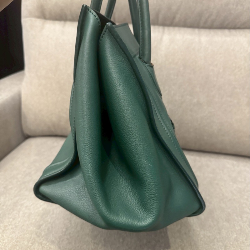 CELINE墨綠手提包-3