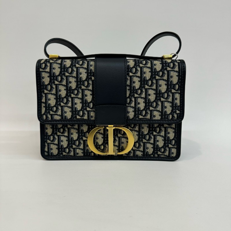 Dior/迪奧 老花蒙田30皮肩帶中號單肩斜挎包。-0