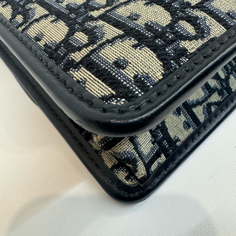 Dior/迪奧 老花蒙田30皮肩帶中號單肩斜挎包。-11