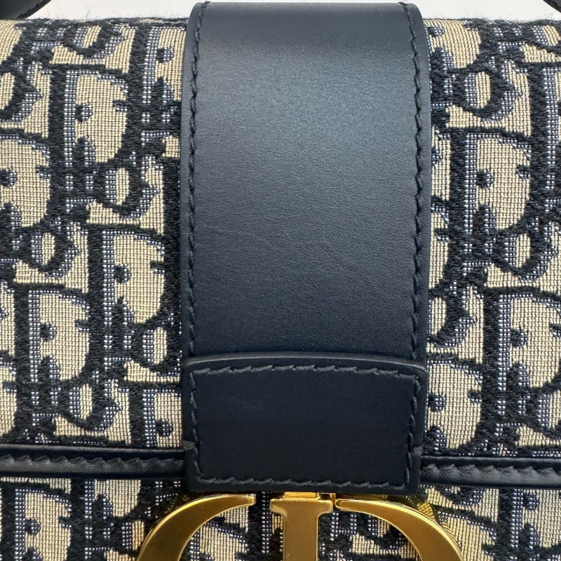 Dior/迪奧 老花蒙田30皮肩帶中號單肩斜挎包。-14