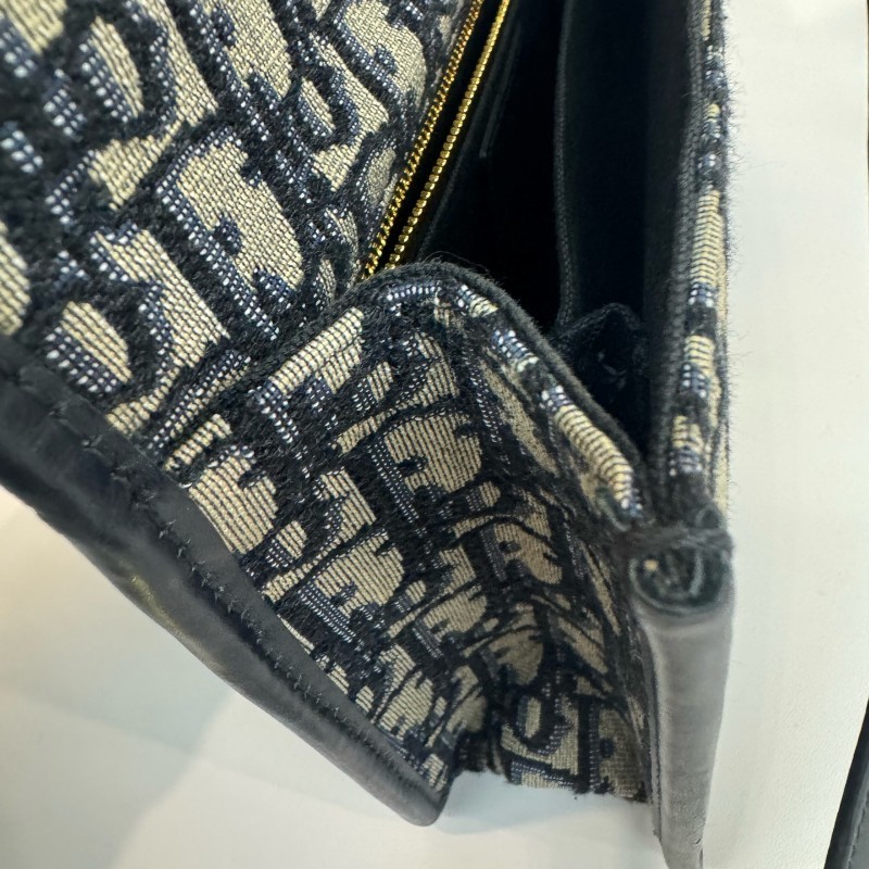 Dior/迪奧 老花蒙田30皮肩帶中號單肩斜挎包。-15