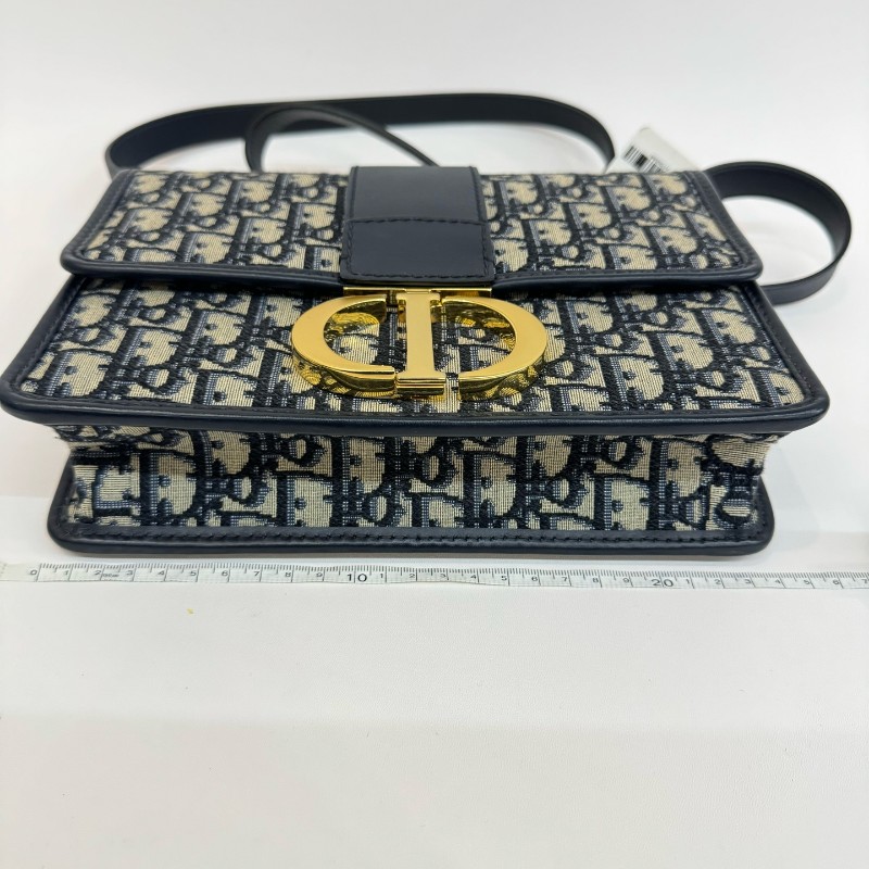 Dior/迪奧 老花蒙田30皮肩帶中號單肩斜挎包。-19