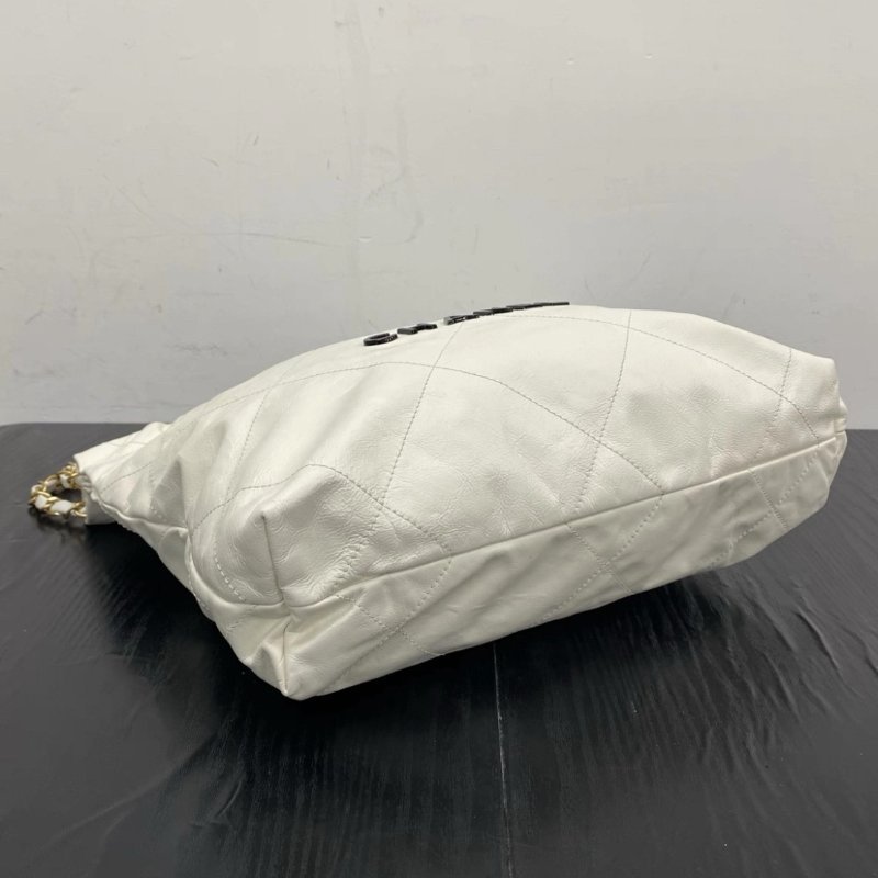 CHANEL 22S白黑字22bag子母小號垃圾袋 35*37*7 98新配件塵袋-4