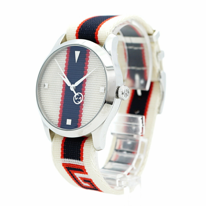 Gucci G-Timeless 126.4 米色錶盤男士腕錶-2