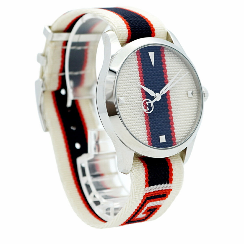 Gucci G-Timeless 126.4 米色錶盤男士腕錶-3