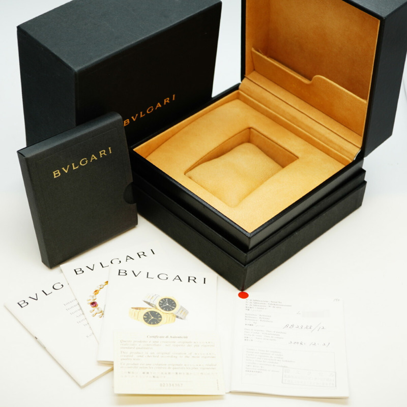 寶格麗 BB23SS 12 黑色錶盤小姐腕錶-1