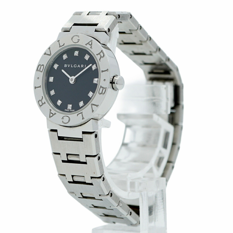 寶格麗 BB23SS 12 黑色錶盤小姐腕錶-2