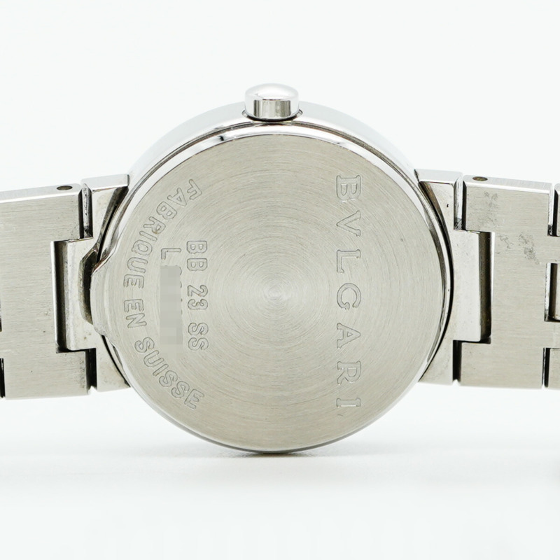 寶格麗 BB23SS 12 黑色錶盤小姐腕錶-5