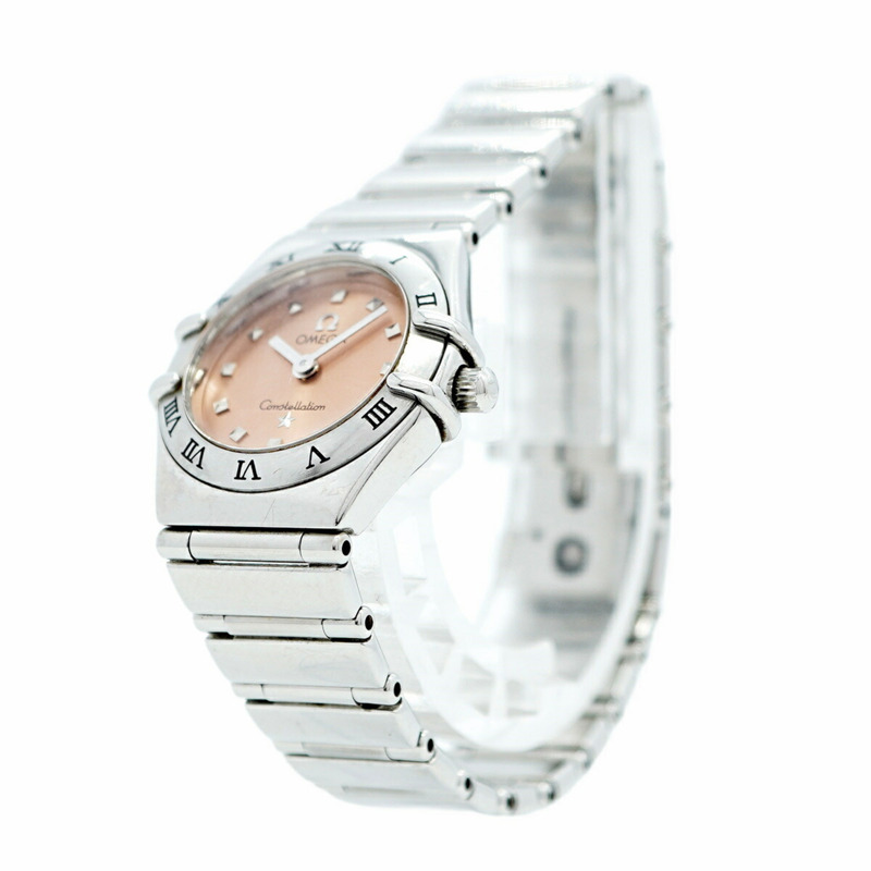 歐米茄星座系列 1561.61 橘色錶盤女士腕錶-2