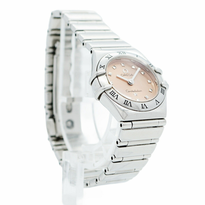 歐米茄星座系列 1561.61 橘色錶盤女士腕錶-3