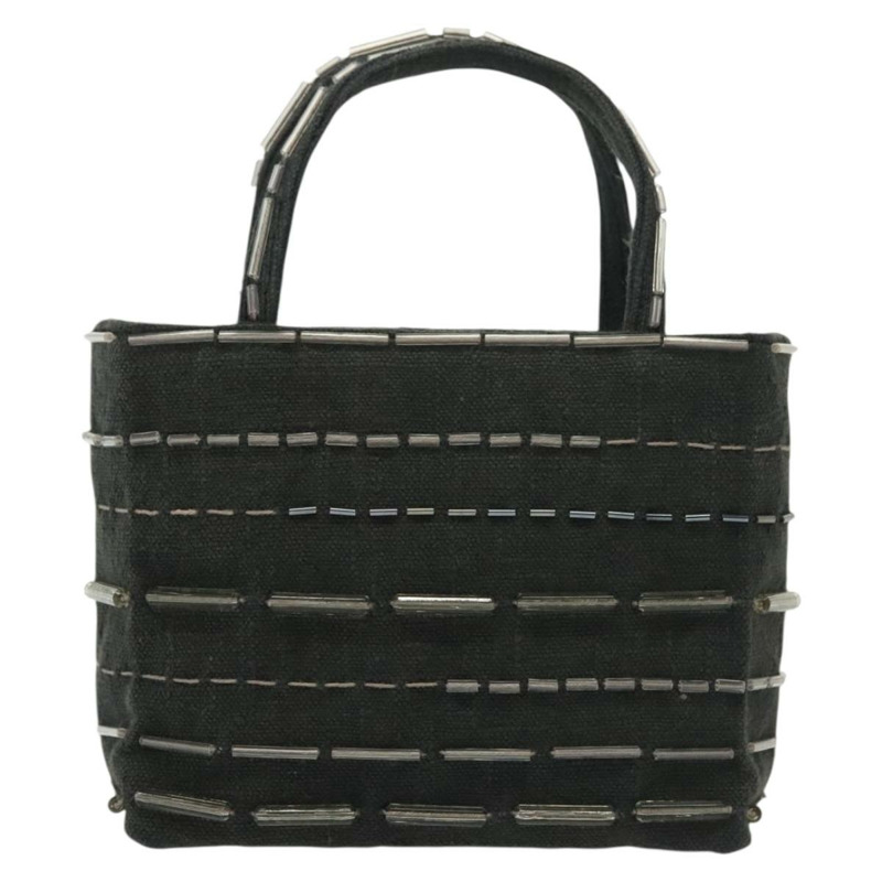 【日本直送】PRADA 手提包 帆布 黑色 正品 141361-1