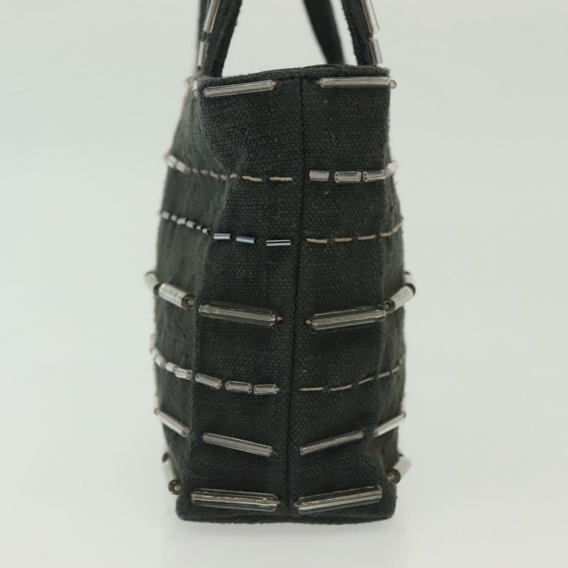 【日本直送】PRADA 手提包 帆布 黑色 正品 141361-2