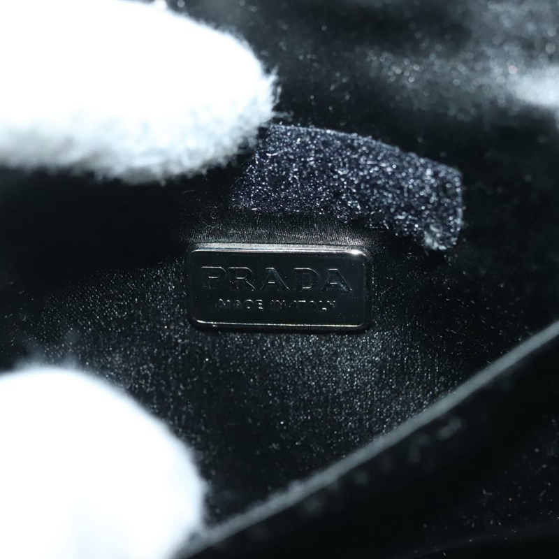 【日本直送】PRADA 手提包 帆布 黑色 正品 141361-9