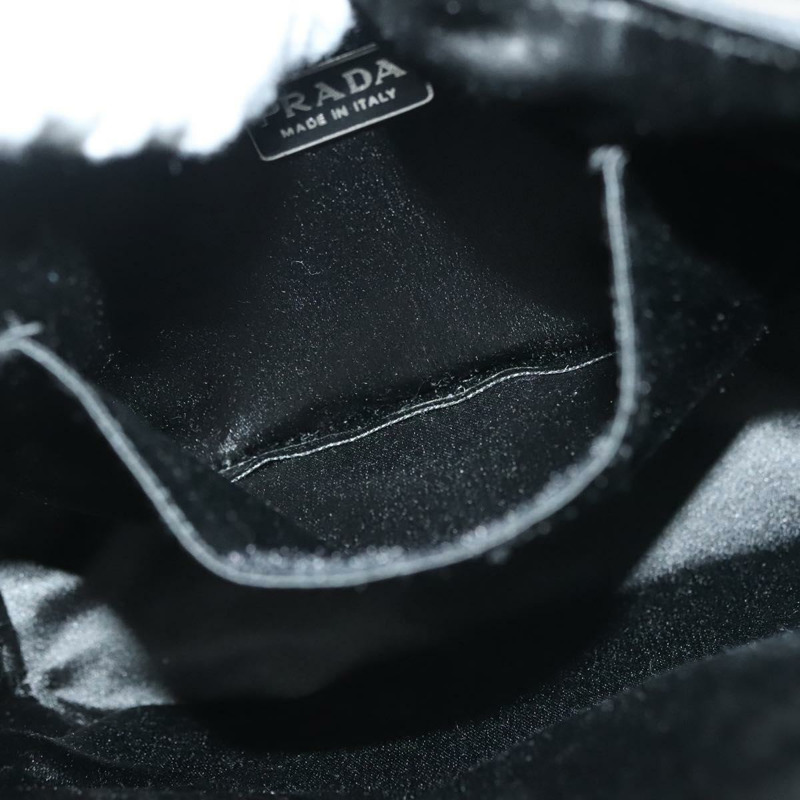 【日本直送】PRADA 手提包 帆布 黑色 正品 141361-18