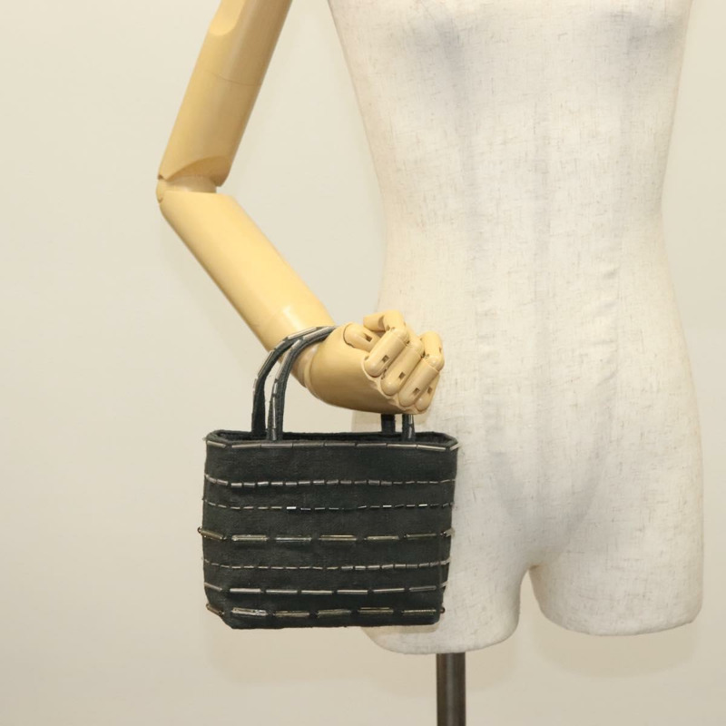 【日本直送】PRADA 手提包 帆布 黑色 正品 141361-19