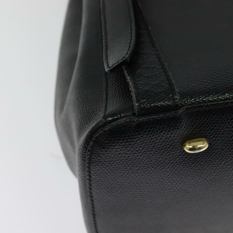 【日本直送】CELINE 黑色金色皮革雙肩包，貨號 141872-15