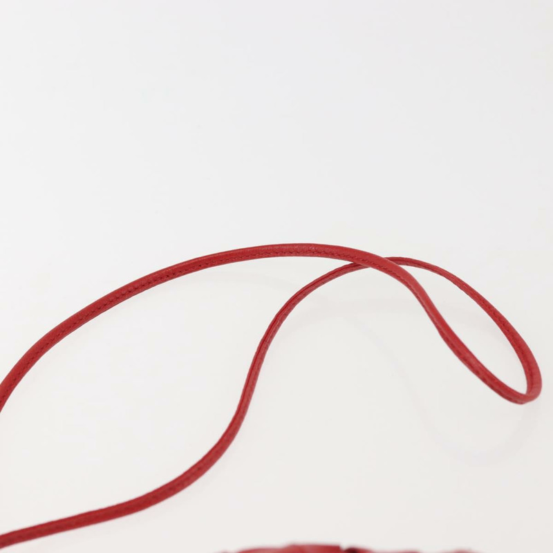 【日本直送】BOTTEGA VENETA INTRECCIATO 單肩包皮革紅色正品 141432-7