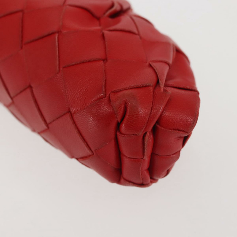 【日本直送】BOTTEGA VENETA INTRECCIATO 單肩包皮革紅色正品 141432-13