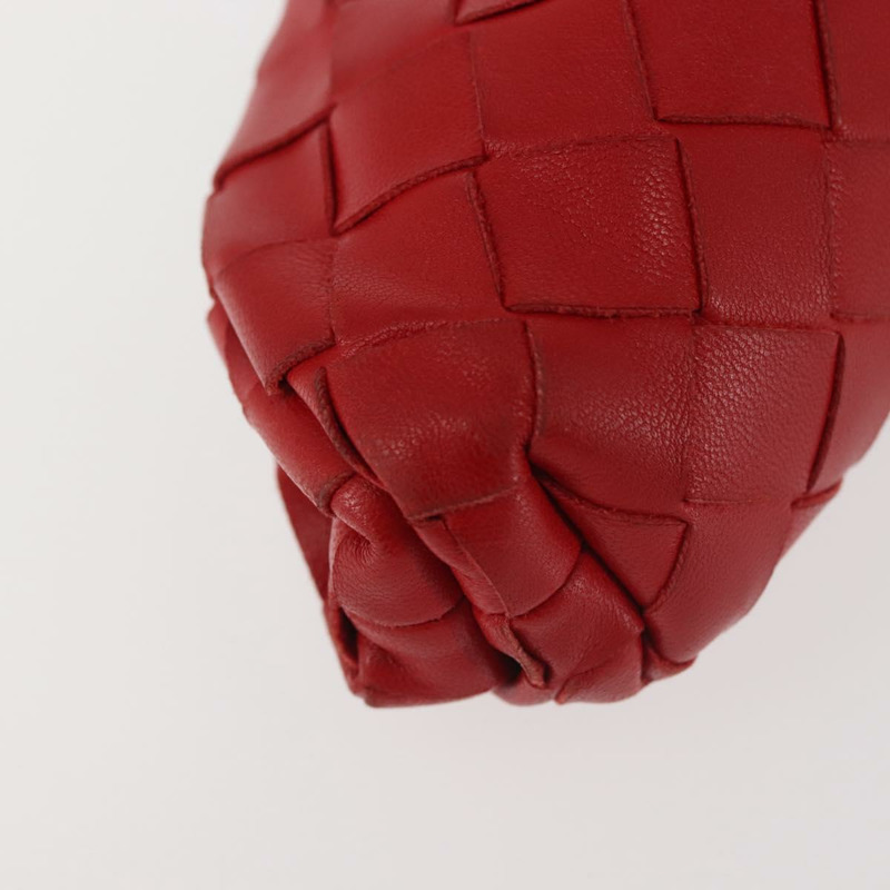【日本直送】BOTTEGA VENETA INTRECCIATO 單肩包皮革紅色正品 141432-14