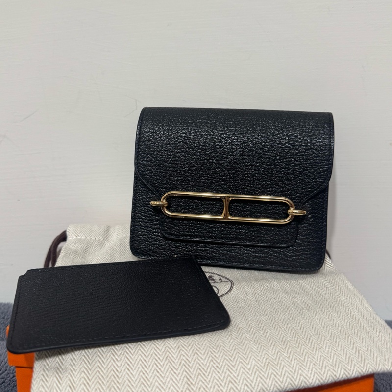 HERMES 89黑色Roulis Slim-5