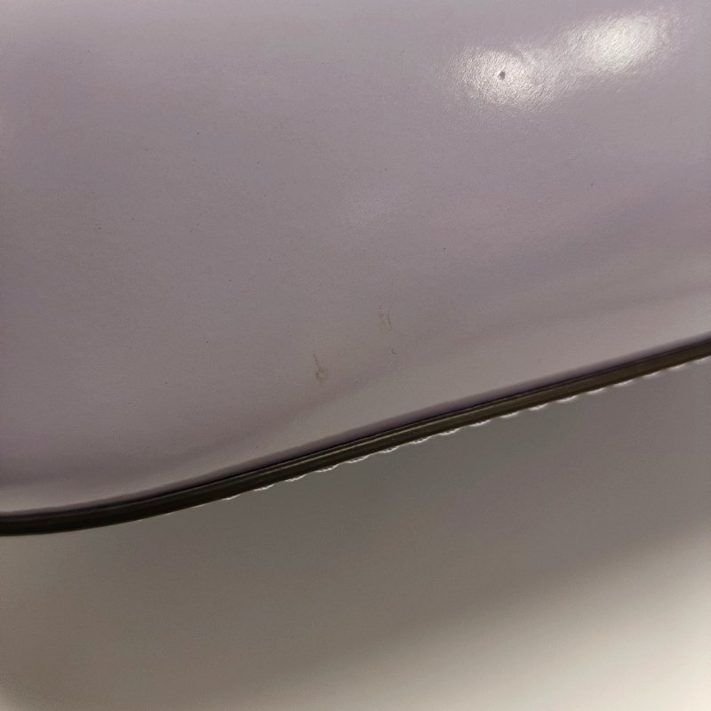 TORY BURCH 淺紫色皮革肩背包 銀色五金-8