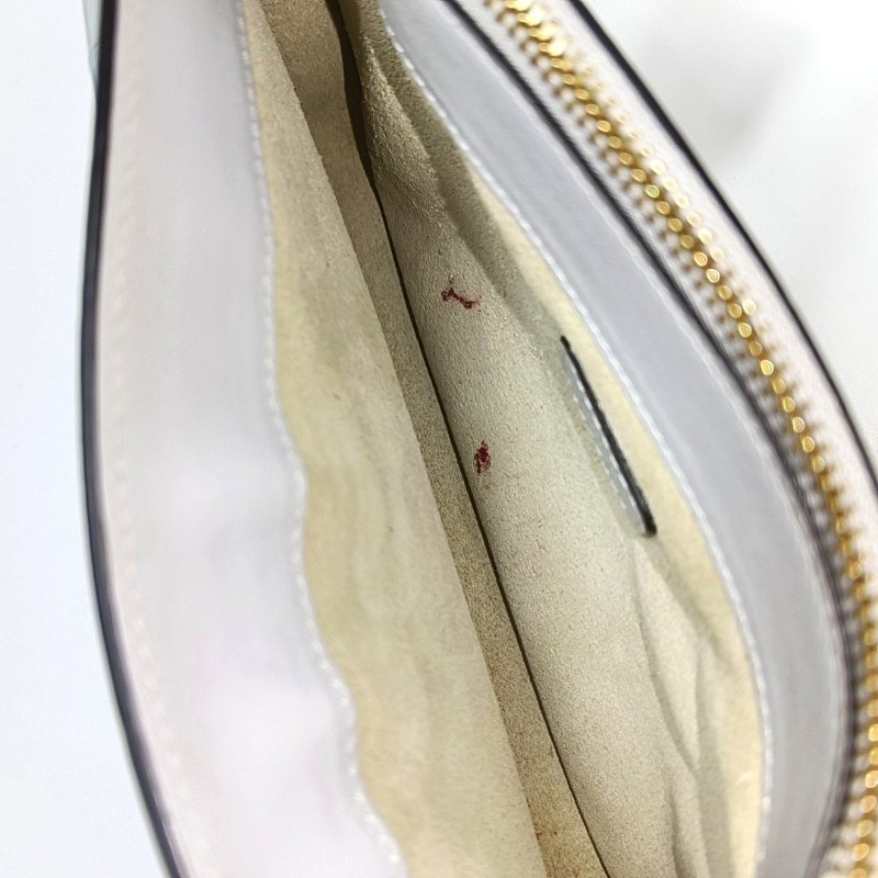 Chloé Tess 小號 藍灰色牛皮鱷魚紋圓環肩背包斜背包-6