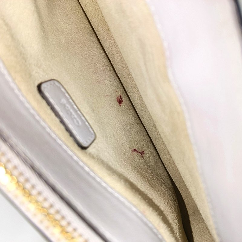 Chloé Tess 小號 藍灰色牛皮鱷魚紋圓環肩背包斜背包-11