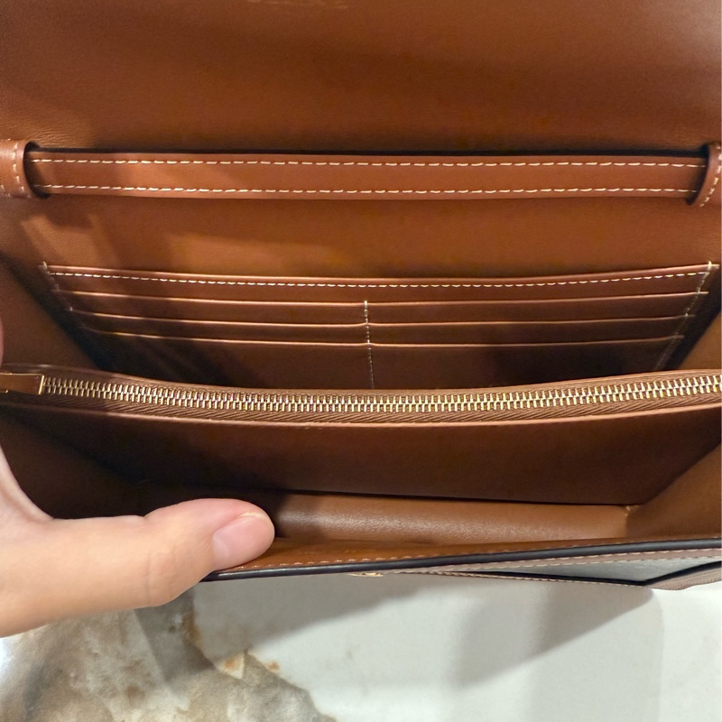 Celine (大款)經典老花信封包 Enveloppe Thriompe WOC包 肩背包-9