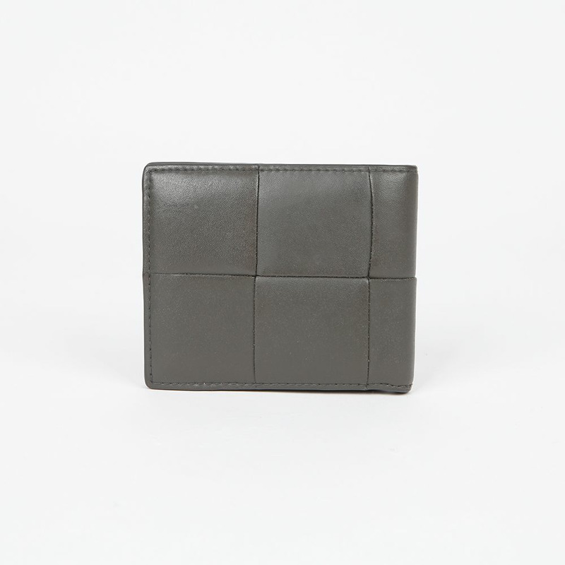 BOTTEGA VENETA 雙色卡帶折疊錢包 743004-2