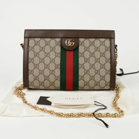 GUCCI Ophidia 小號鏈條單肩斜背包 503877