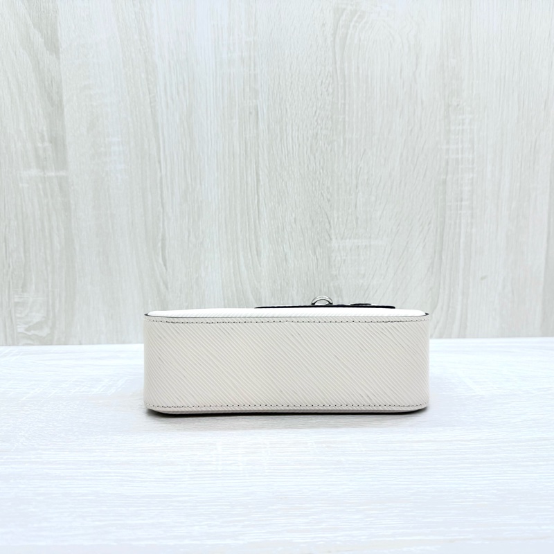 LV石英白Epi Marellini銀釦肩斜背包M20999-5