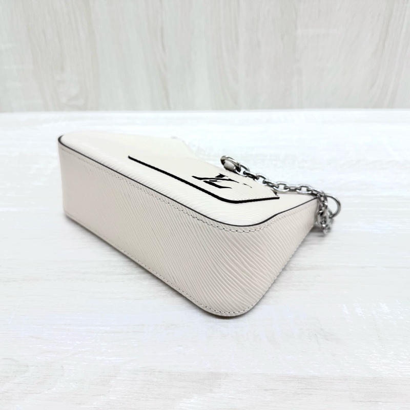 LV石英白Epi Marellini銀釦肩斜背包M20999-6