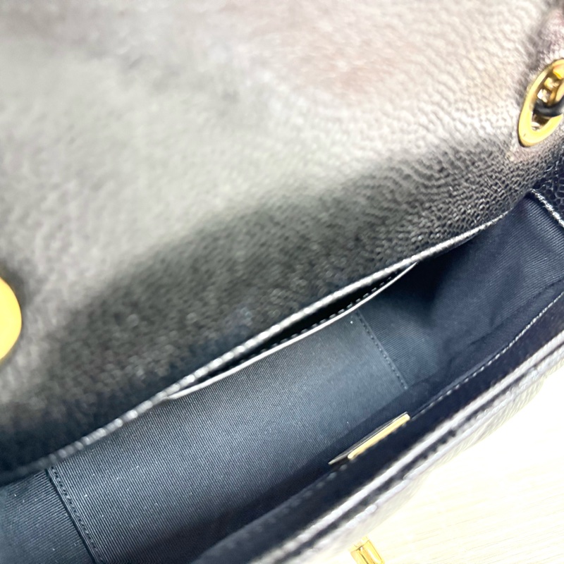 CHANEL黑金荔枝牛皮季節款方胖AS5098-14