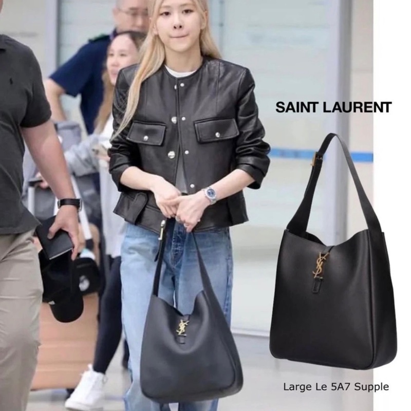 「JL精品代購」9新 Ysl  hobo mm Le 5A7 中號-1
