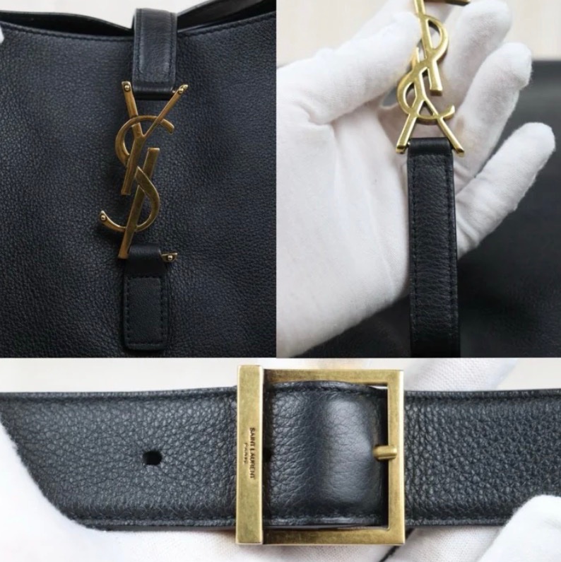 「JL精品代購」9新 Ysl  hobo mm Le 5A7 中號-9